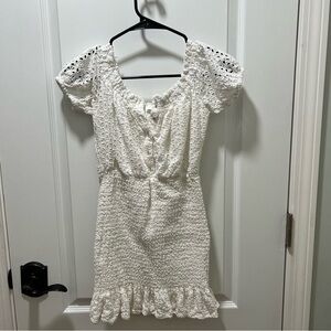White Mini Astr the Label Dress Size XS